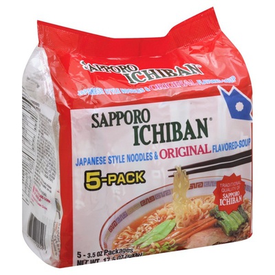 SAPPORO ICHIBAN RAMEN 5 PACK ORIGINAL