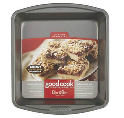 Good Cook - 8 Inch x 8 Inch Square Cake Pan