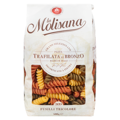 La Molisana - Tri - Colored Fusilli Pasta