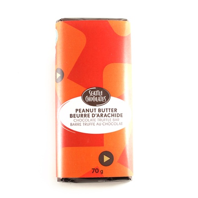 Seattle Chocolate - Peanut Butter Milk Chocolate Truffle Bar