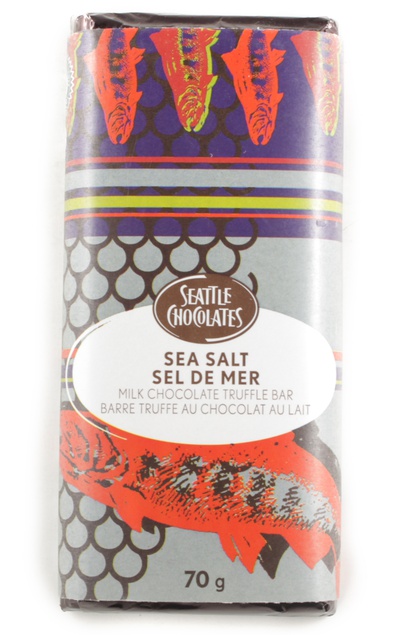 Seattle Chocolate - Sea Salt Milk Chocolate Truffle Bar