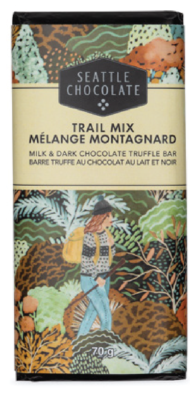 Seattle Chocolate - Chocolate Trail Mix Truffle Bar