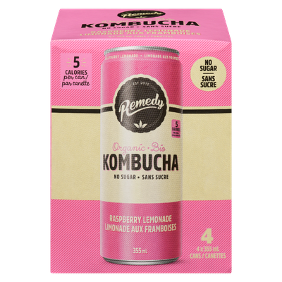 Remedy - Organic Raspberry Lemonade Kombucha