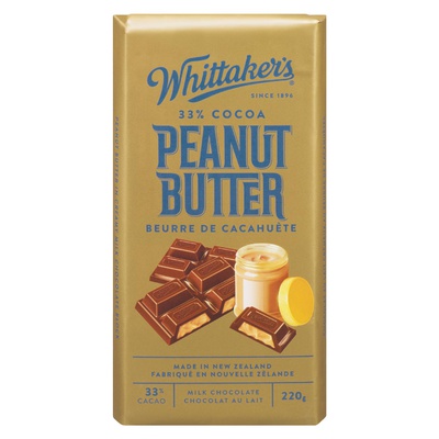 Whittaker's - Peanut Butter Milk Chocolate Bar