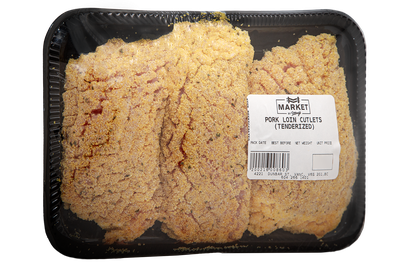 Pork - Loin Cutlets (mechanically tenderized)