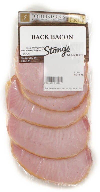 STONGS BACK BACON SLICED
