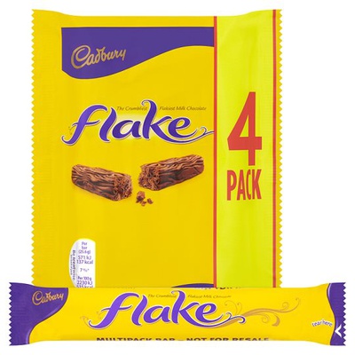 CADBURY FLAKE BARS 4PK