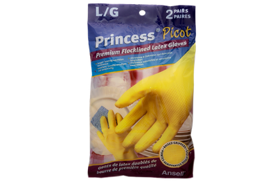 Princess - Rubber Gloves Large