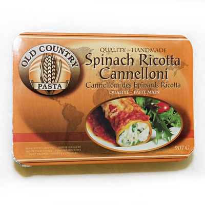 Old Country Pasta - Spinach Ricotta Cannelloni