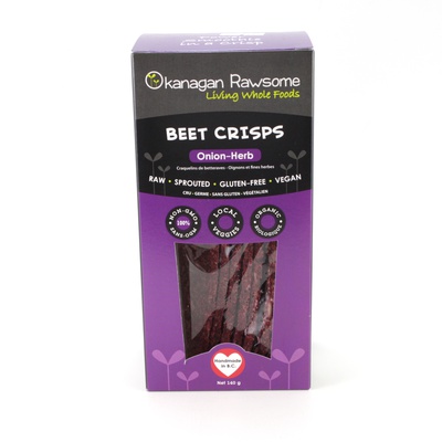 Okanagan Rawsome - Beet Crisps Onion Herb