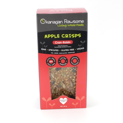 RAWSOME APPLE CRISPS-CRAN/RAISIN