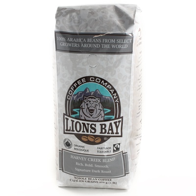 Lions Bay - Harvey Creek Blend Whole Bean Dark Roast Coffee