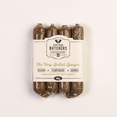 The Very Good Butchers Plant Based Butchery - The Very British Banger