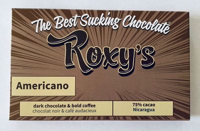Roxy's -  Americano Bold Coffee and Dark Chocolate Bar - 75% Cacao