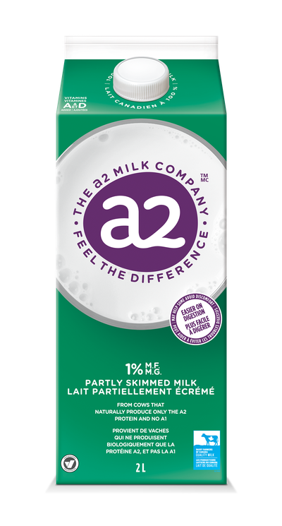 A2 MILK 1% PARTLY SKIMMED MILK