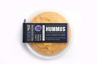 BOBALI  SATAY PEANUT YAM HUMMUS