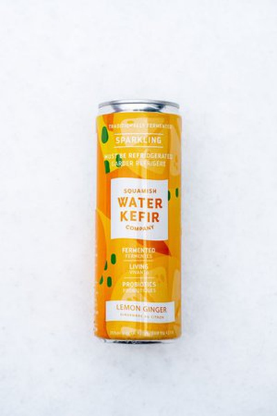 Squamish Water Kefir Company - Lemon Ginger Kefir Water