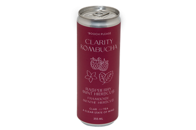 Clarity - Raspberry Mint Hibiscus Kombucha