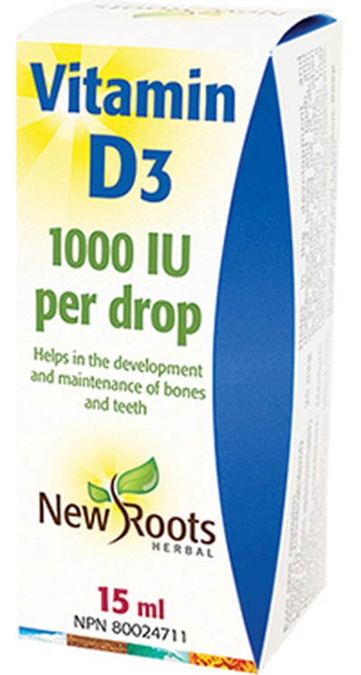 NEW ROOTS VITAMIN D3 LIQUID