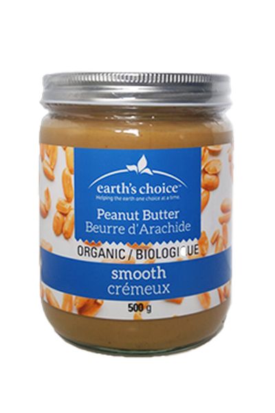 EARTH'S C. ORG PEANUT BUTTER-SMTH