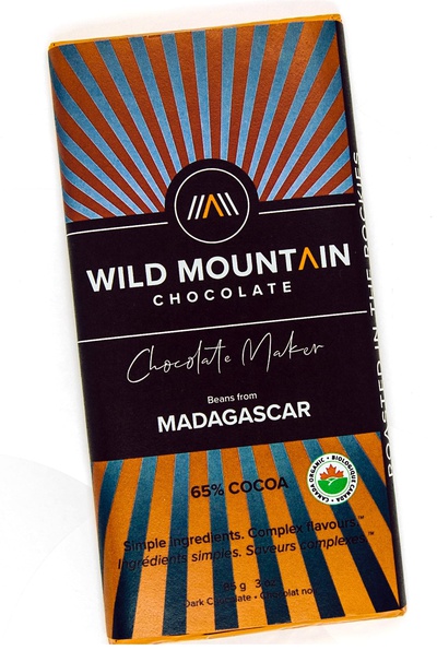 Wild Mountain - 65% Cocoa Dark Chocolate from Madagascar Bar