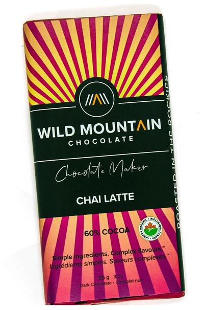 Wild Mountain - 60% Cocoa Chai Latte Chocolate Maker Bar