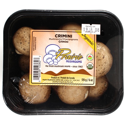MUSHROOMS - WHOLE CRIMINI - ORGANIC