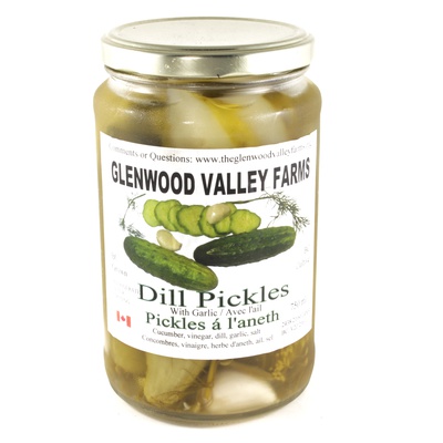 Glenwood Valley Farms - DILL PICKLES WITH GARLIC
