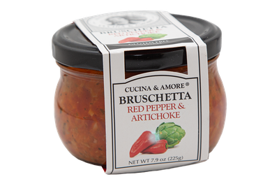 Cucina & Amore - Red Pepper Artichoke Bruschetta