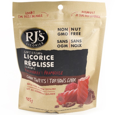 RJS LICORICE BAG CHOC TWIST