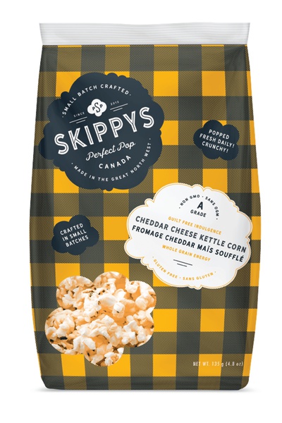 SKIPPY'S CHEDDAR POPCORN