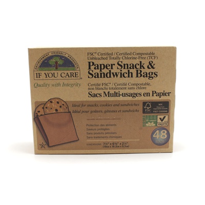 If U Care Unbleached Sandwich Bags