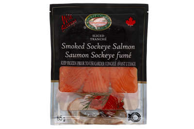West Coast Select - Wild Smoked Sockeye Salmon Sliced Lox