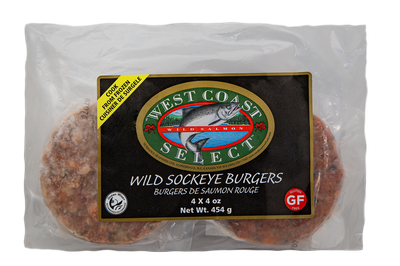 West Coast Select - Wild Sockeye Burgers