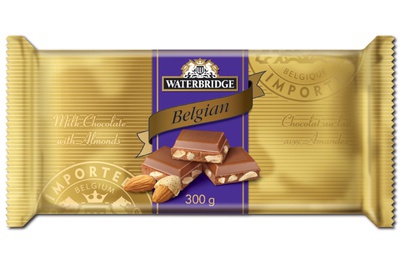 Waterbridge - Belgian Milk Chocolate with Almonds