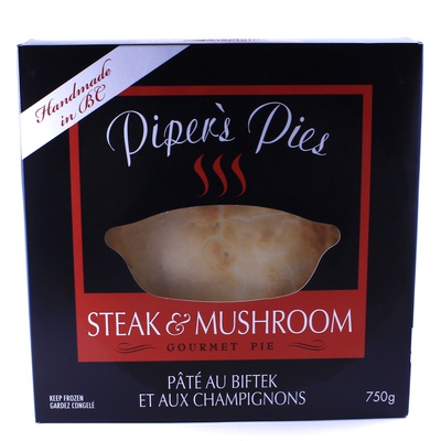 PIPER'S 8" STEAK & MUSHROOM PIE