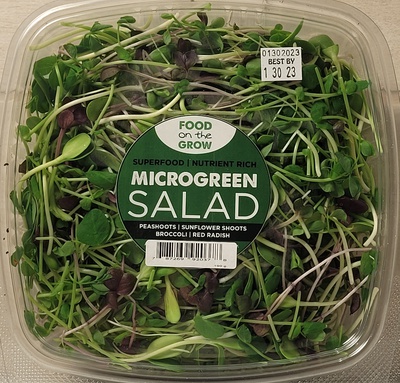 Food on the Grow - Family Size Microgreens Salad