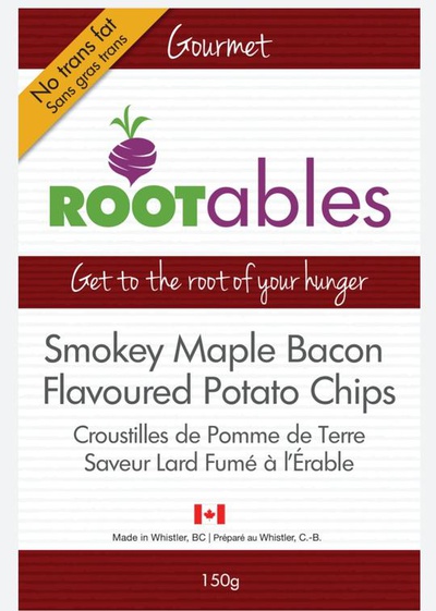 Rootables - Smokey Maple Bacon Flavoured Potato Chips