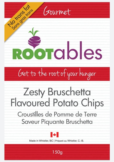 Rootables - Zesty Bruschetta Flavoured Potato Chips