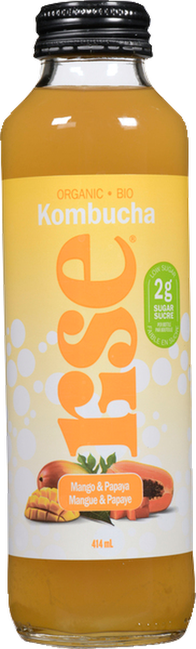 Rise - Organic Mango & Papaya Kombucha