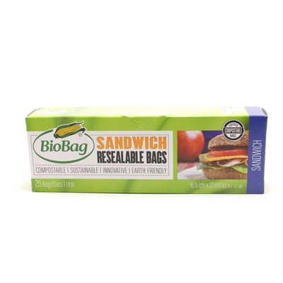 BIOBAG SANDWICH BAGS