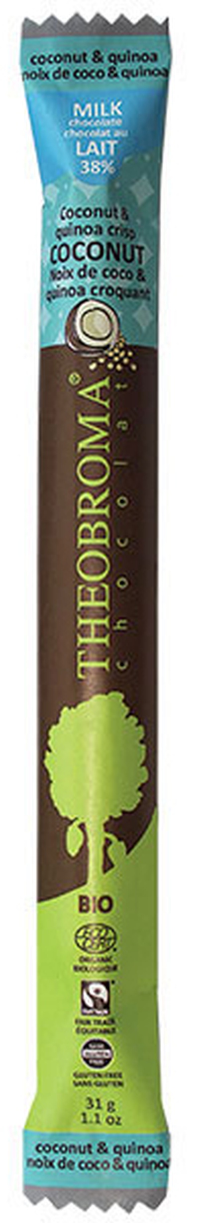 THEOBROMA 38% MILK QUINOA COCONUT