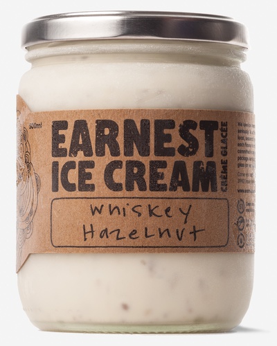 Earnest Ice Cream - Whiskey Hazelnut