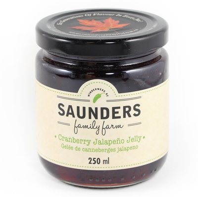 SAUNDERS JAM CRANBERRY JALAPENO