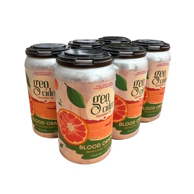 Geo Cider - Non Alcoholic Blood Orange Soft Cider