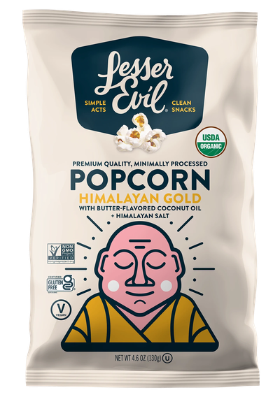 Lesser Evil - Organic Himalayan Gold Popcorn