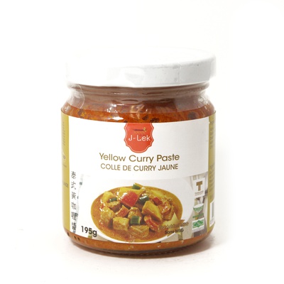 J. LEK YELLOW THAI CURRY PASTE