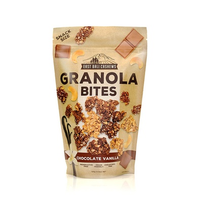 EAST BALI CASHEWS GRANOLA VANILLA CHOC