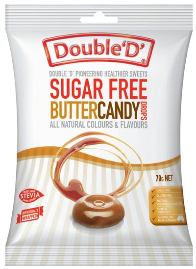 DOUBLE D SUGAR FREE BUTTER CANDY
