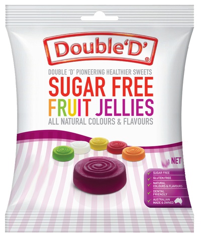 DOUBLE D SUGAR FREE FRUIT JELLIES